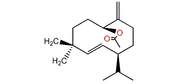 1(11),5(12),6-Germacratrien-2-ol acetate
